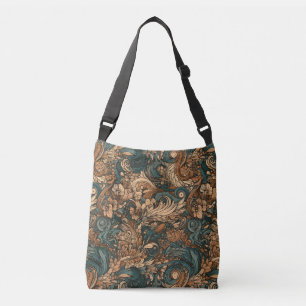 Bolsa Ajustável Art Nouveau Floral Weaves