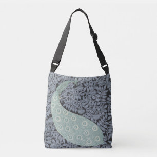 Bolsa Ajustável Art Nouveau Peacock Classic Vintage Bird