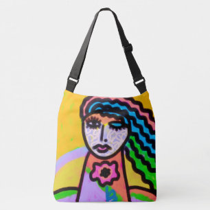 Bolsa Ajustável Arte abstrata colorida