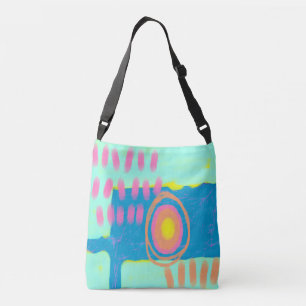 Bolsa Ajustável Arte abstrata colorida