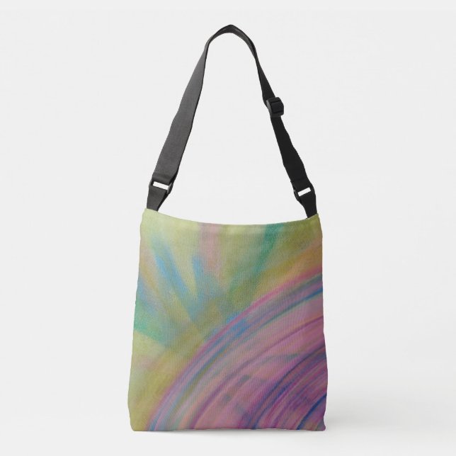 Bolsa Ajustável Arte Abstrata Colorida Única P9 (Frente)
