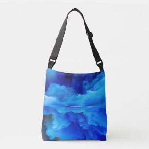 Bolsa Ajustável Arte abstrata de nuvem colorida surr da SlipperyJo