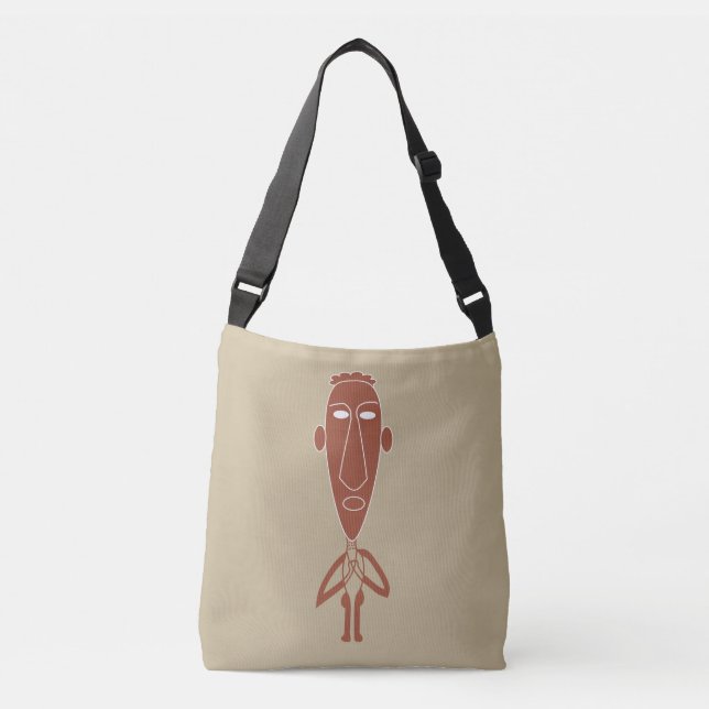 Bolsa Ajustável Arte abstrata moderna contemporânea (Frente)