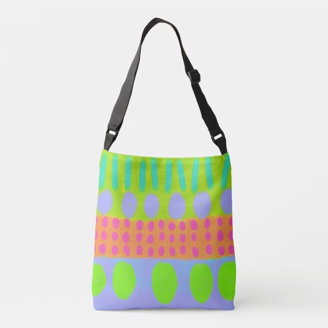 Bolsa Ajustável Arte abstrata para carregar (Verso)