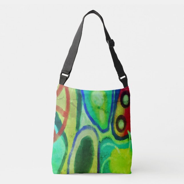 Bolsa Ajustável Arte Abstrato original (Frente)