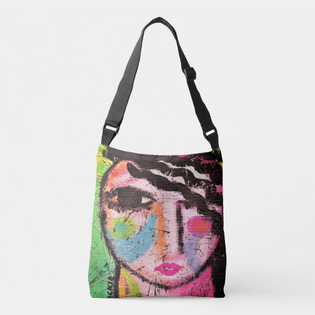 Bolsa Ajustável Arte Abstrato original (Frente)