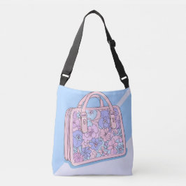 Bolsa Ajustável Arte AI de Nuvem Azul Clara
