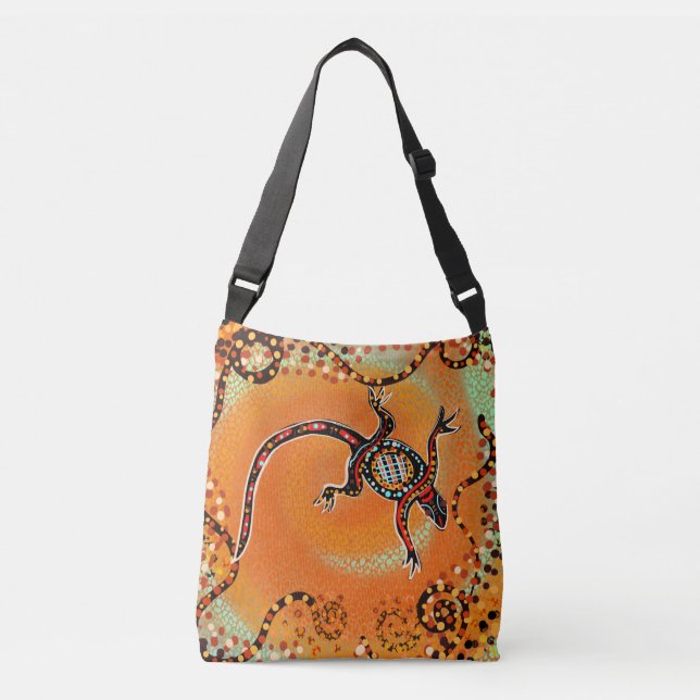 BOLSA AJUSTÁVEL ARTE AUSTRALIANO                   (Frente)