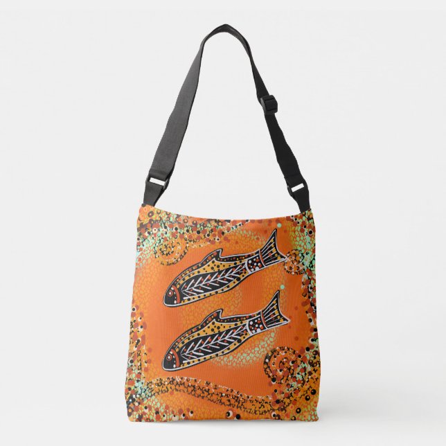 BOLSA AJUSTÁVEL ARTE AUSTRALIANO                     (Frente)