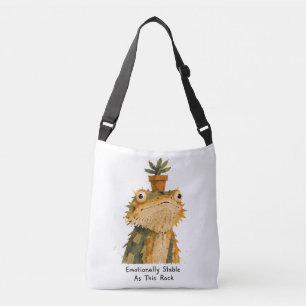 Bolsa Ajustável Arte de Dragão Barbudo Emocionalmente Estável