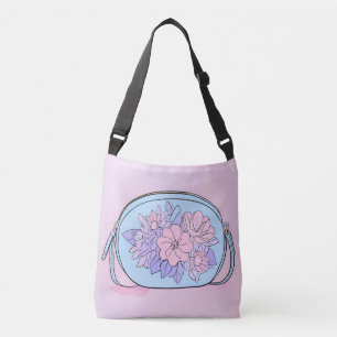 Bolsa Ajustável Arte de IA Floral Skycandy
