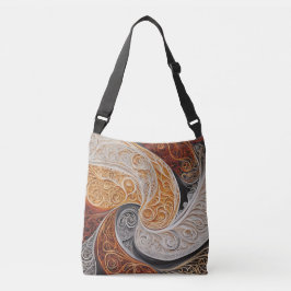 Bolsa Ajustável Arte de IA Laranja Tempestuoso