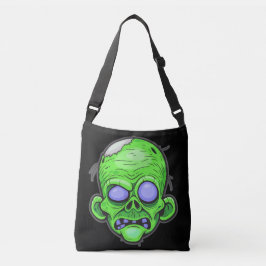 Bolsa Ajustável Arte de Ilustração de Cabeça Zombie