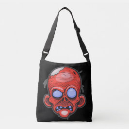 Bolsa Ajustável Arte de Ilustração de Cabeça Zombie