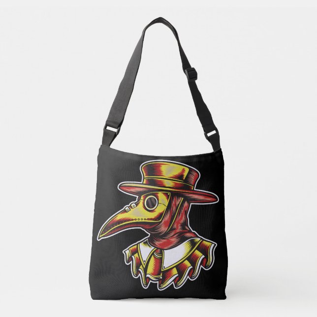 Bolsa Ajustável Arte de Ilustração de Doutores de Peste (Frente)
