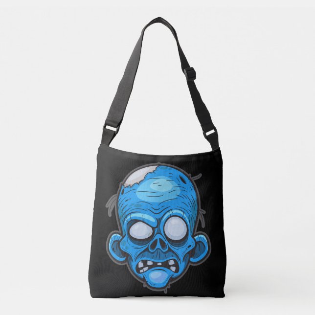 Bolsa Ajustável Arte de Ilustração Zombie Morta (Frente)