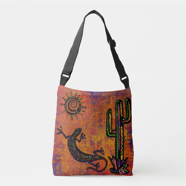 BOLSA AJUSTÁVEL ARTE DE LAGARTO SUDOESTE      (Frente)