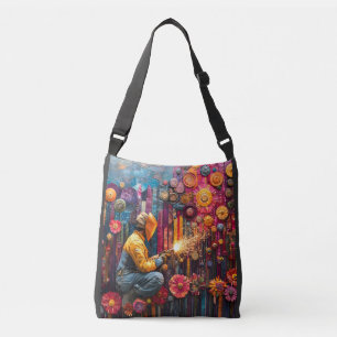 Bolsa Ajustável Arte de Soldagem Vibrante - Soldador em Floral Ind