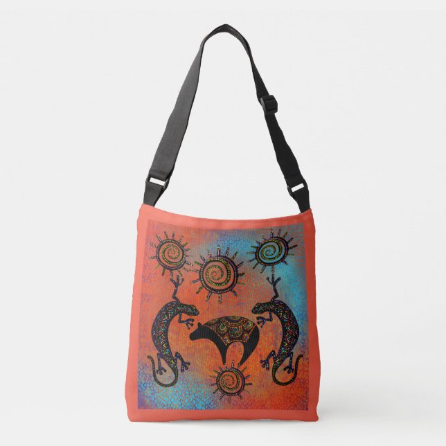 BOLSA AJUSTÁVEL ARTE DE URSO LAGARTO SUDOESTE     (Frente)