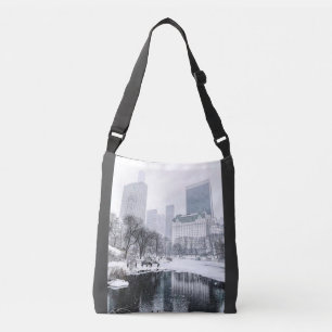 Bolsa Ajustável Arte do Inverno da Cidade de Nova York no Skyline