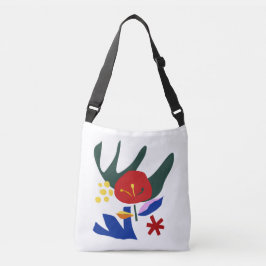 Bolsa Ajustável Arte Floral abstrato Colorida