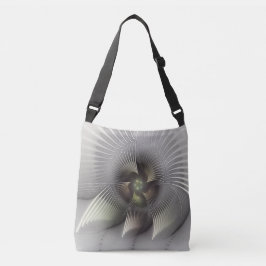 Bolsa Ajustável Arte Fractal de Forma 3D Abstrato moderna