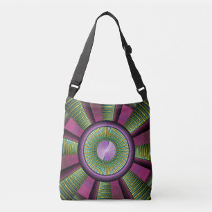 Bolsa Ajustável Arte Fractal Decorativa Moderna Arredondada E Colo
