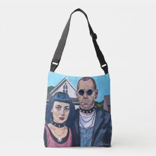 Bolsa Ajustável Arte Gótico Americano Moderno - Inspirado em Grant