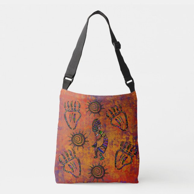 Bolsa Ajustável Arte Kokopelli (Frente)