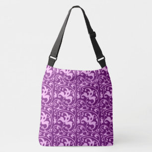 Bolsa Ajustável Arte Nouveau Ikat - orquídea e roxo