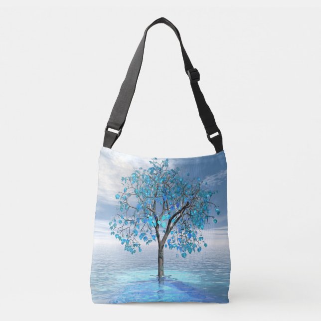 Bolsa Ajustável Árvore Azul Crystal (Frente)