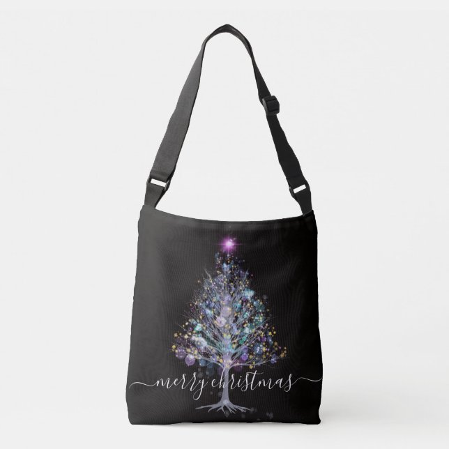 Bolsa Ajustável Árvore de inverno feliz de Natal (Frente)