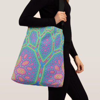Bolsa Ajustável Árvore Fractal Geométrica Trippy Groovy