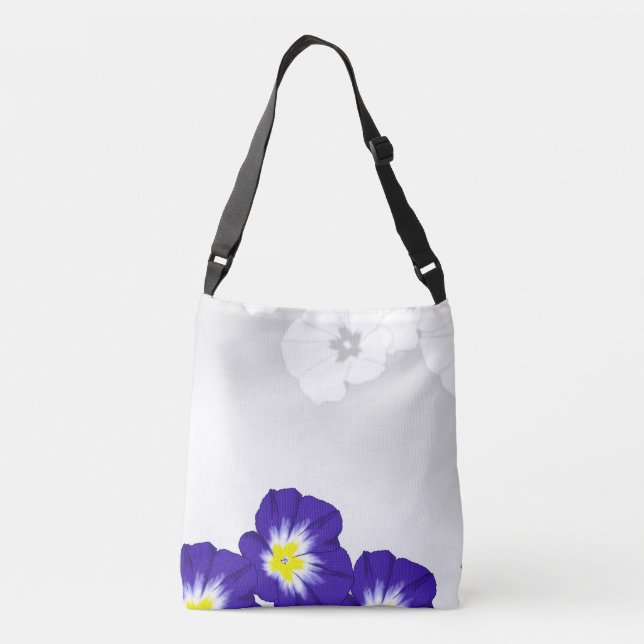 Bolsa Ajustável As flores azuis (Verso)