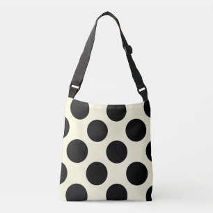 Bolsa Ajustável As grandes bolinhas projetam preto e branco