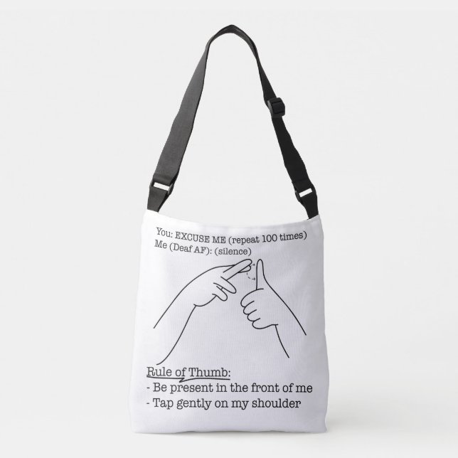 Bolsa Ajustável ASL Design - Rule of Thumb (Frente)