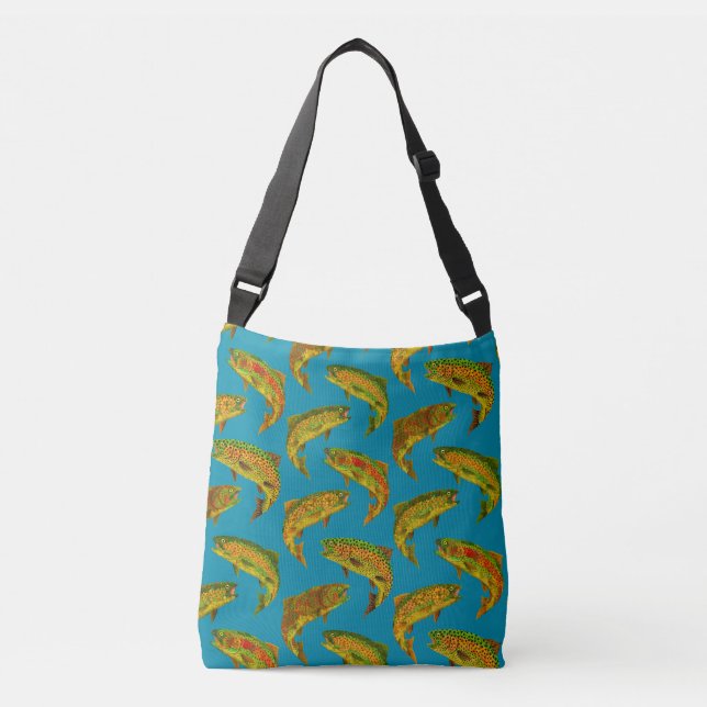 Bolsa Ajustável Aspen Leaf Rainbow Pattern Invisível 2018 (Frente)