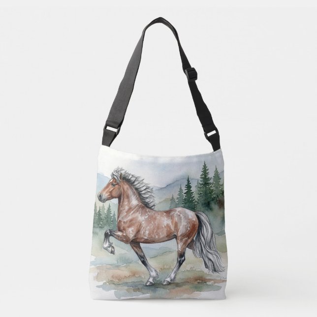 Bolsa Ajustável Astrid Tolting Icelandic watercolor (Frente)