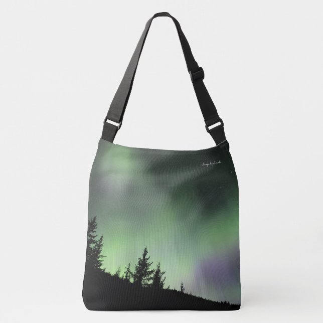 Bolsa Ajustável Aurora boreal (Frente)
