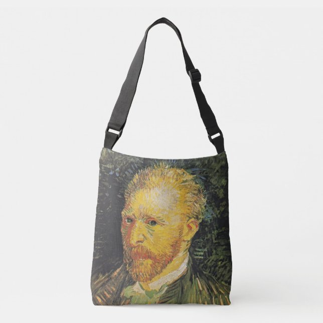 Bolsa Ajustável Autorretrato de Van Gogh transversal (Frente)