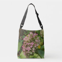 Autumn Hydrangea Bloom com Ouro Hosta Leaves