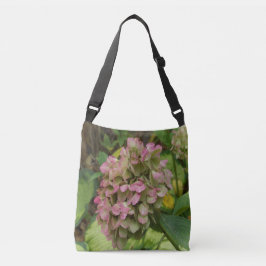 Bolsa Ajustável Autumn Hydrangea Bloom com Ouro Hosta Leaves