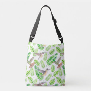 Bolsa Ajustável Aves de capoeira e folhas tropicais