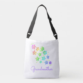 Bolsa Ajustável Avó Rainbow Flowers