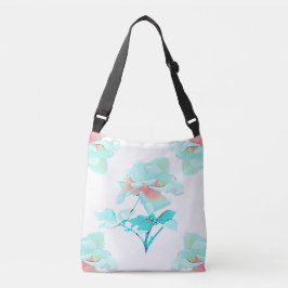 Bolsa Ajustável Azalea-Turquoise Rosa Floral