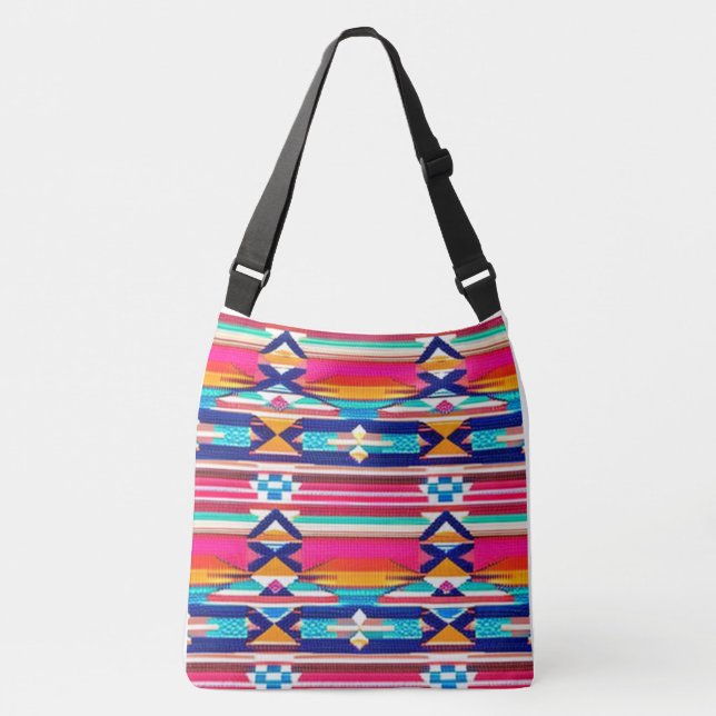 Bolsa Ajustável Aztec Saco Rosa (Frente)