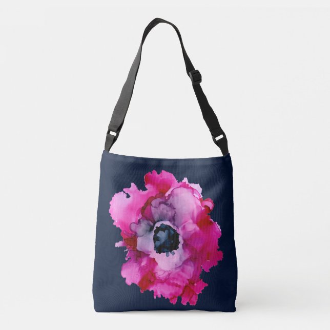 Bolsa Ajustável Azul-rosa-rosa personalizável (Verso)