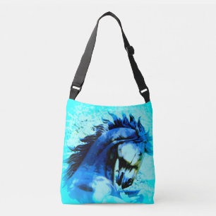 Bolsa Ajustável azul selvagem do garanhão do mustang