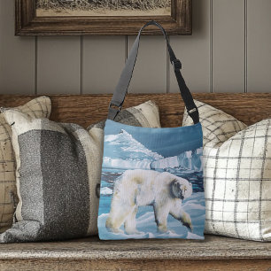 Bolsa Ajustável Azul-Urso Polar Ártico