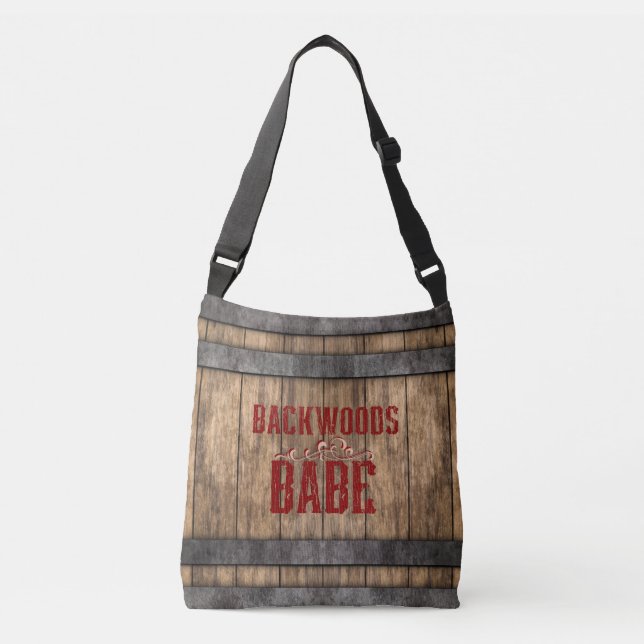 Bolsa Ajustável Backwoods Babe Whiskey Keg (Frente)